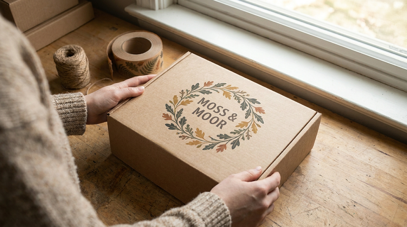 Subscription box unboxing moment