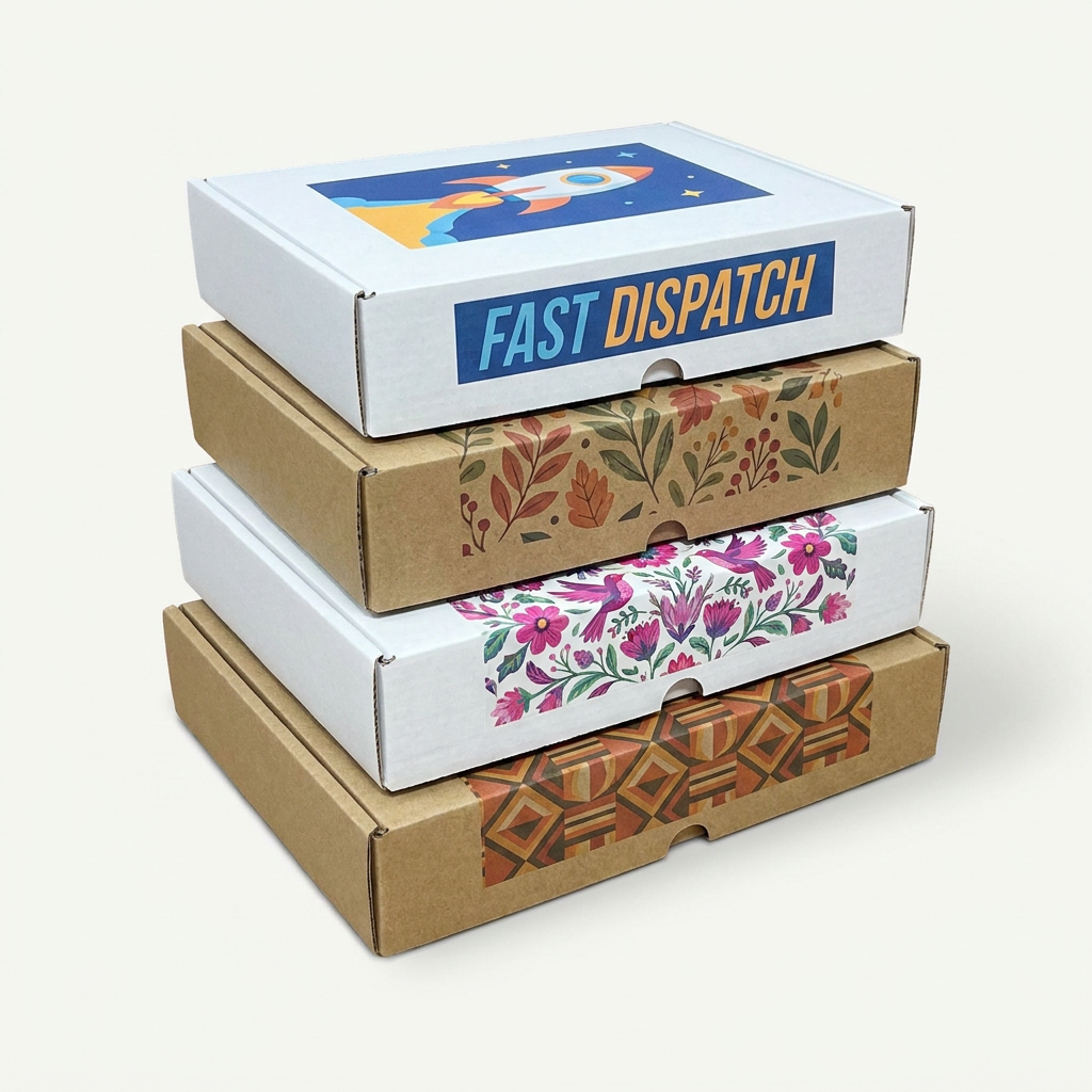 Branded packaging dispatched in 48 hours